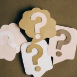 speech bubbles with question marks